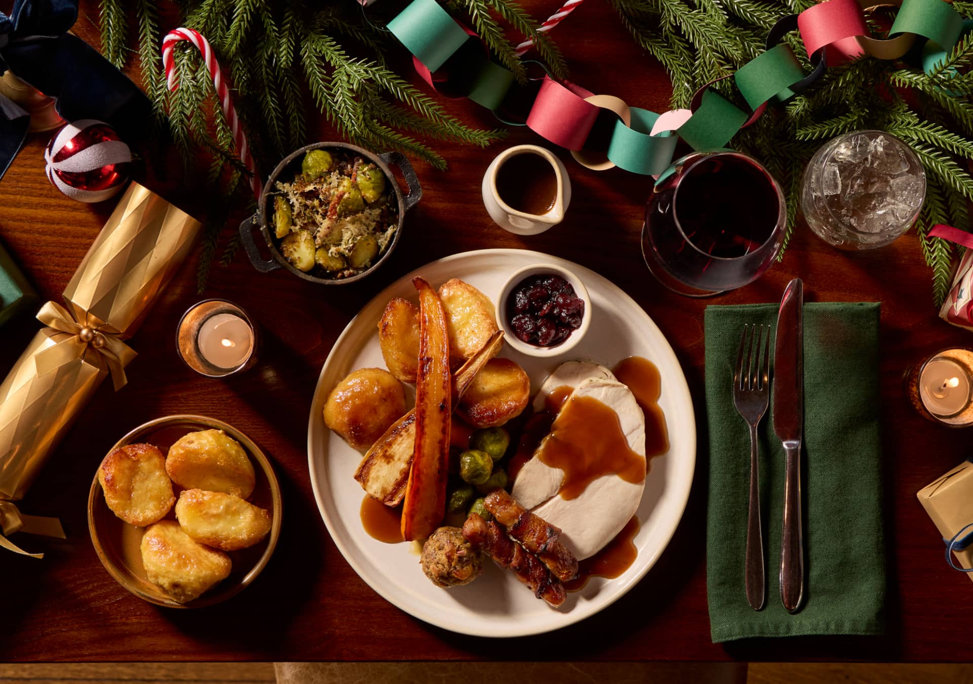 Delicious Turkey Christmas Dinner